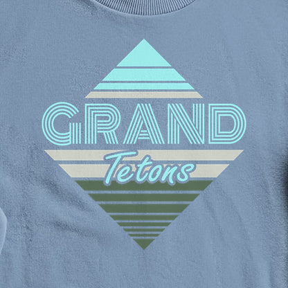 Diamond Retro Grand Tetons Crewneck Sweatshirt