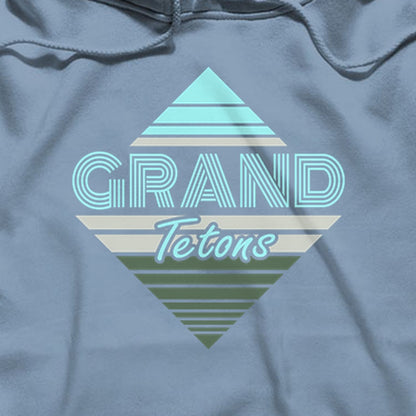 Diamond Retro Grand Tetons Hoodie