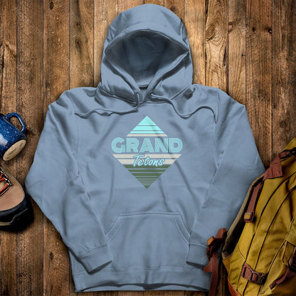 Diamond Retro Grand Tetons Hoodie