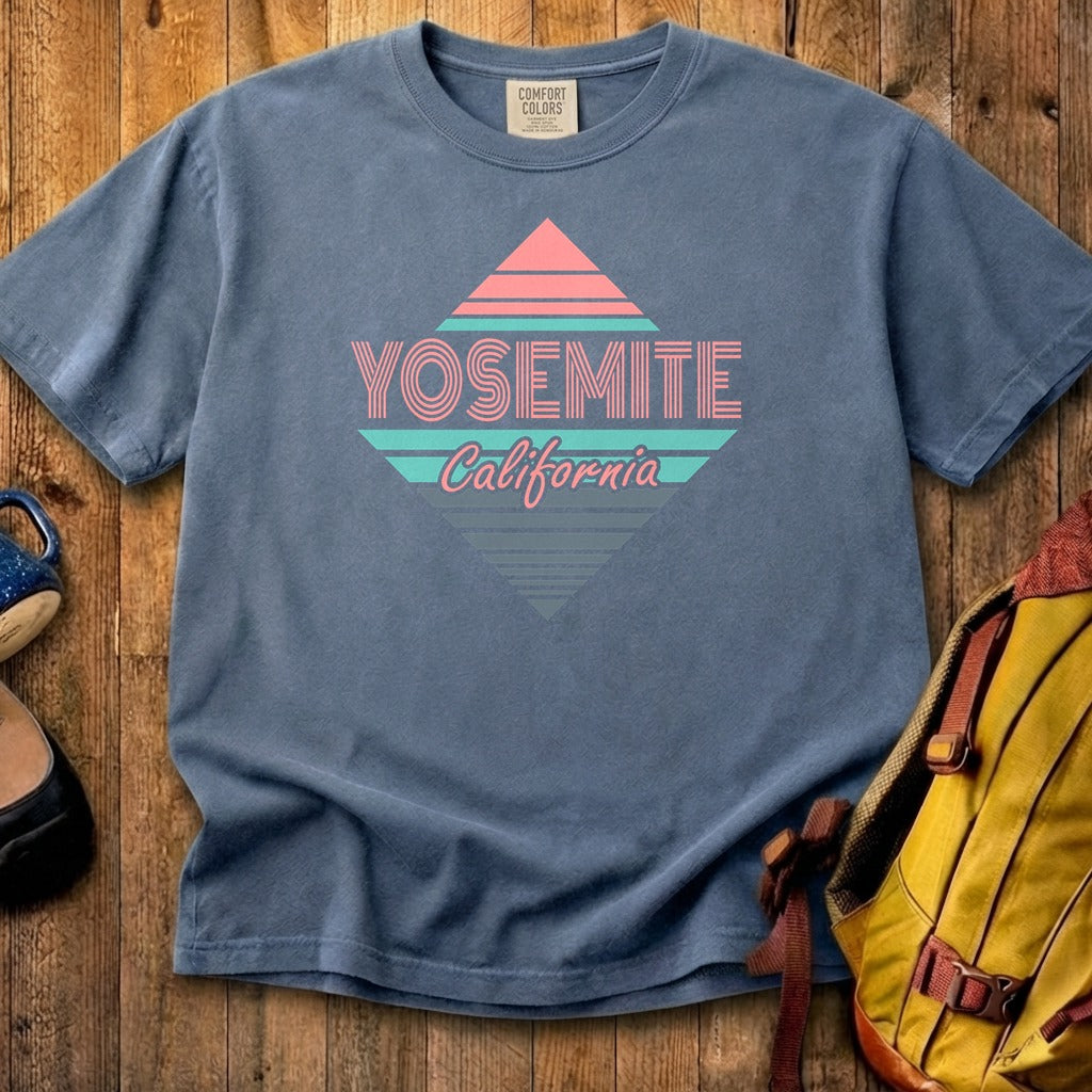 Diamond Retro Yosemite Cotton T-Shirt