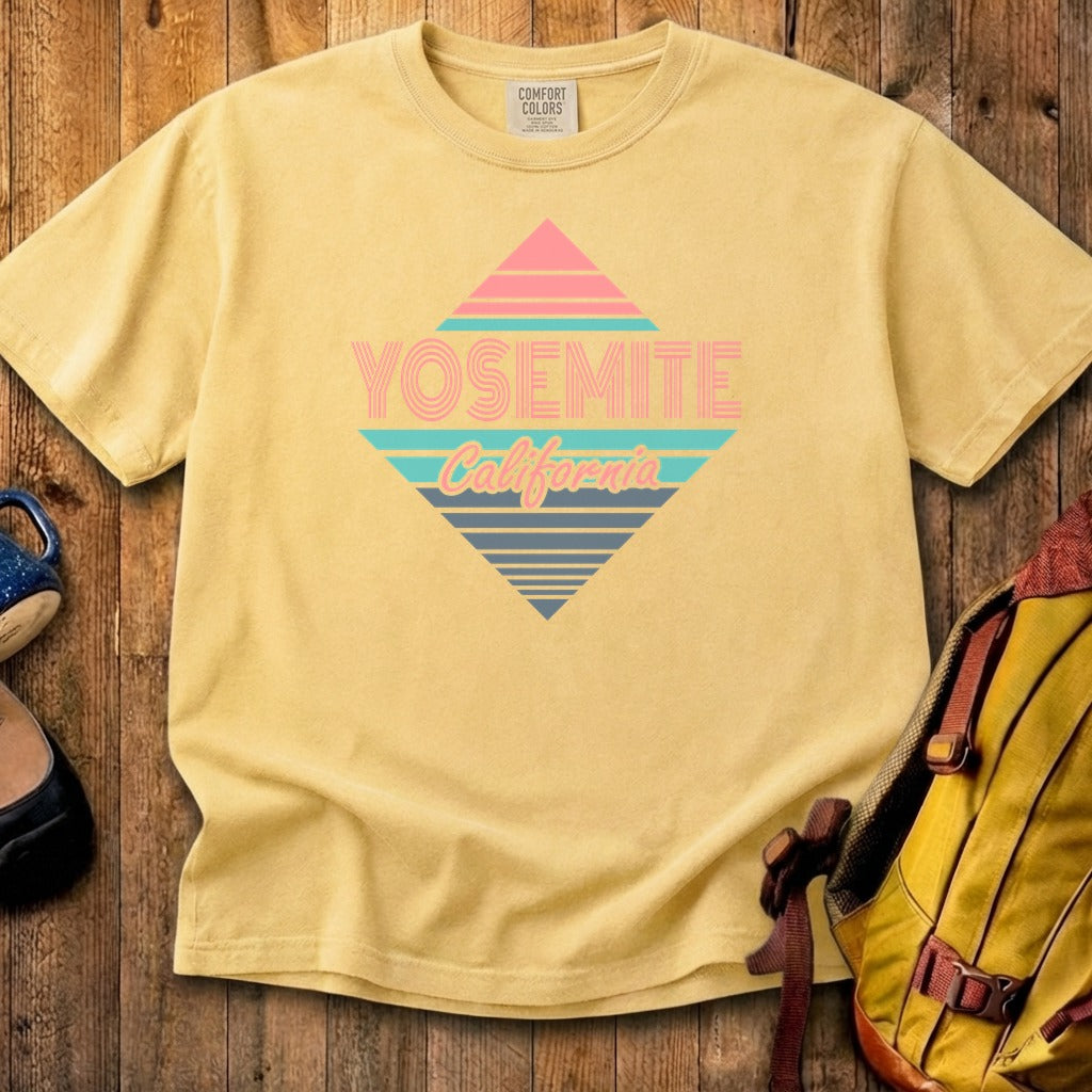 Diamond Retro Yosemite Cotton T-Shirt