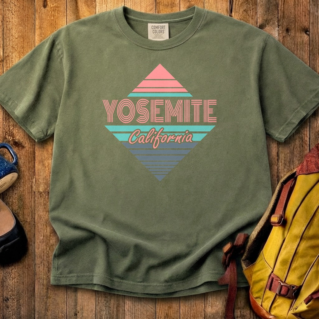 Diamond Retro Yosemite Cotton T-Shirt