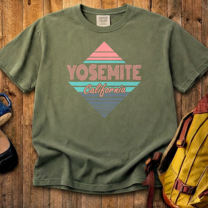 Diamond Retro Yosemite Cotton T-Shirt