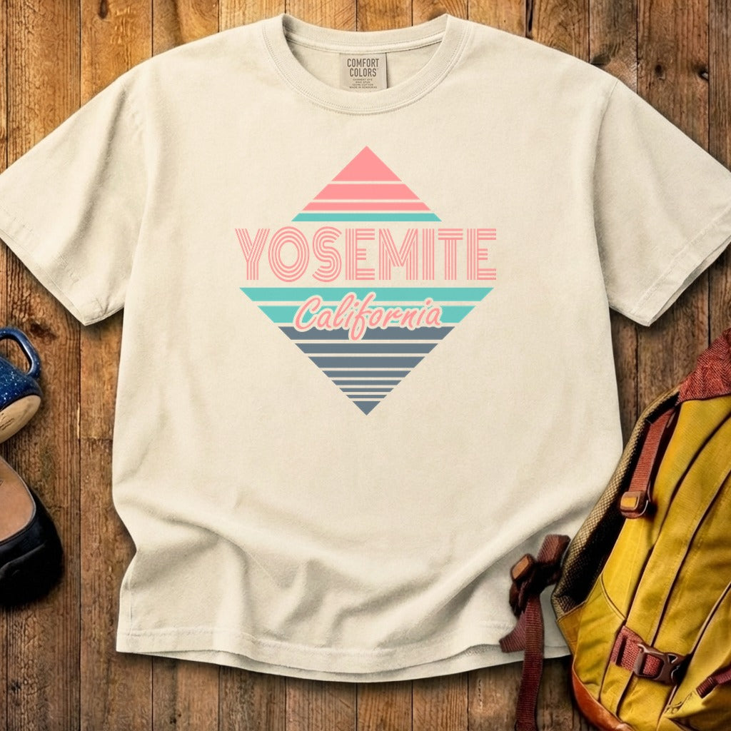 Diamond Retro Yosemite Cotton T-Shirt