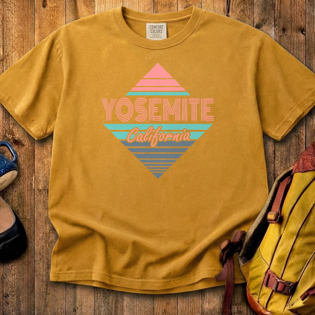 Diamond Retro Yosemite Cotton T-Shirt