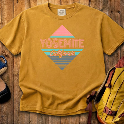 Diamond Retro Yosemite Cotton T-Shirt