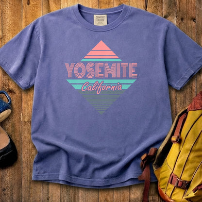 Diamond Retro Yosemite Cotton T-Shirt