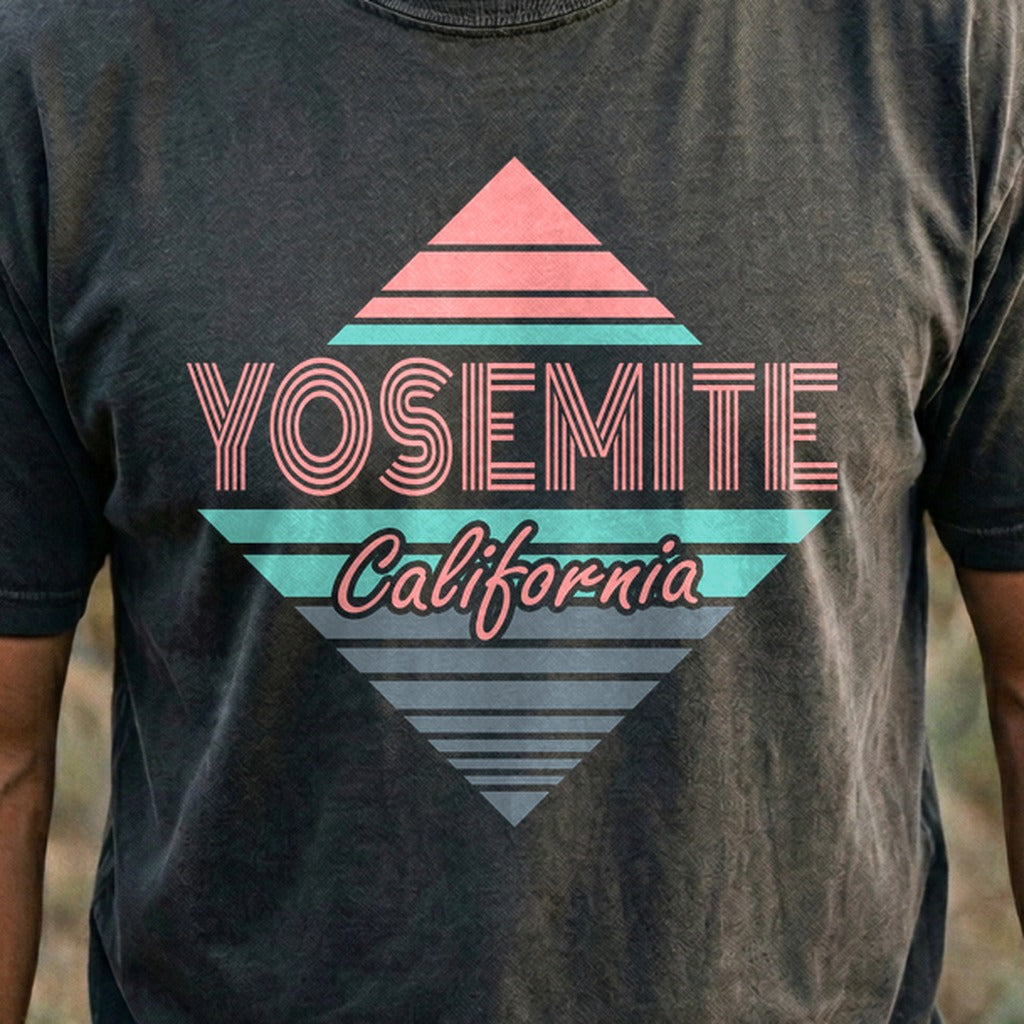 Diamond Retro Yosemite Cotton T-Shirt
