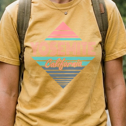 Diamond Retro Yosemite Cotton T-Shirt