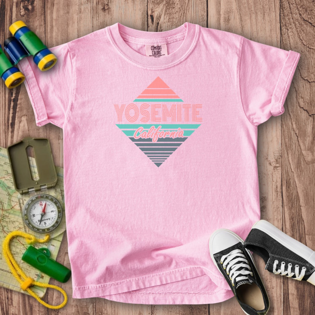 Diamond Retro Yosemite Kids Cotton T-Shirt