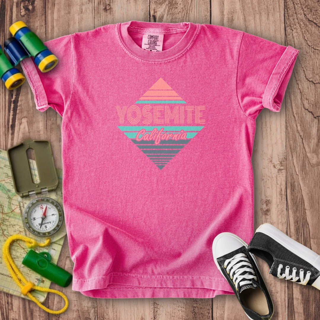 Diamond Retro Yosemite Kids Cotton T-Shirt