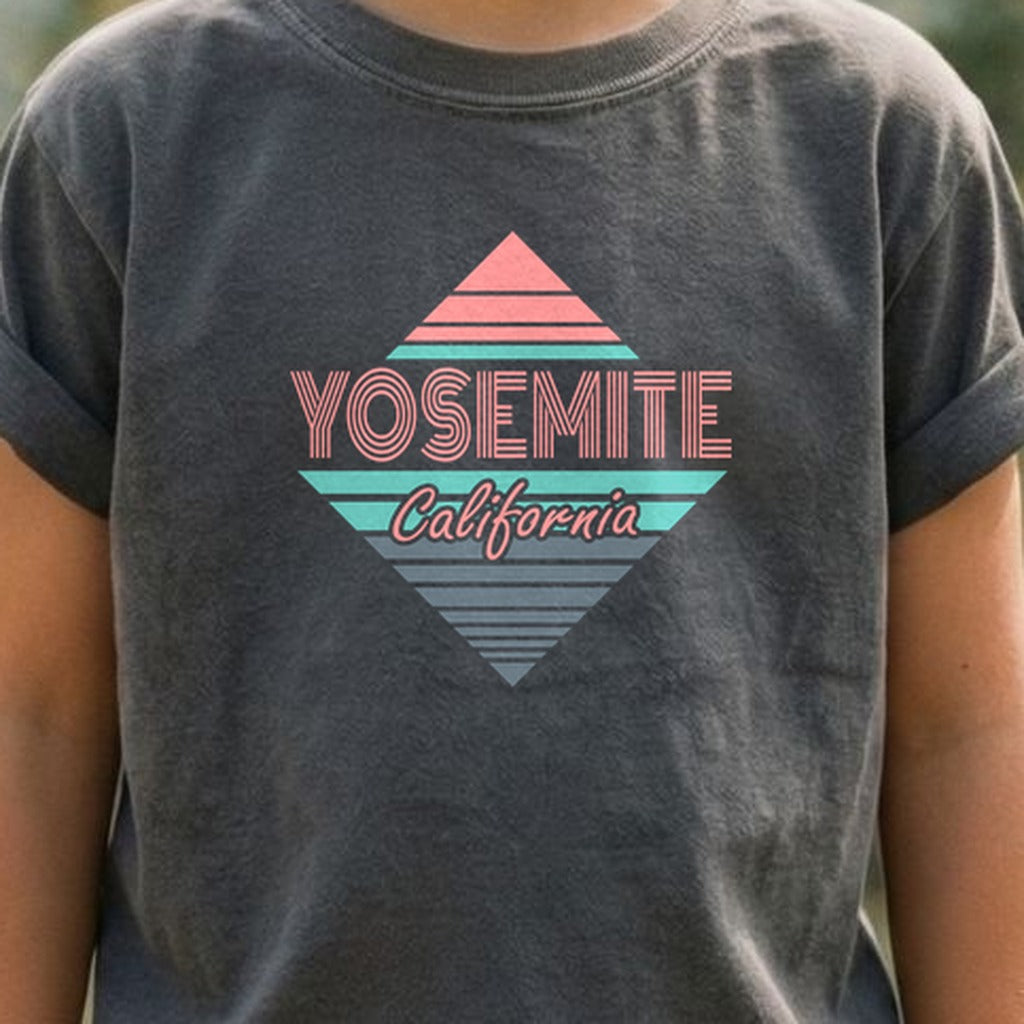 Diamond Retro Yosemite Kids Cotton T-Shirt