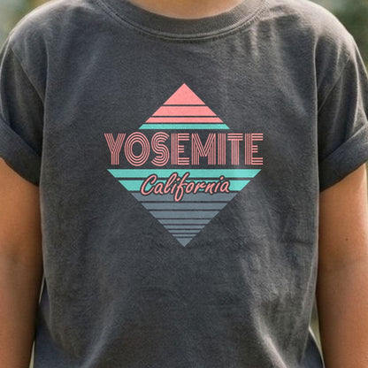 Diamond Retro Yosemite Kids Cotton T-Shirt
