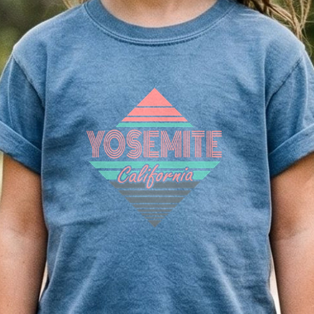 Diamond Retro Yosemite Kids Cotton T-Shirt