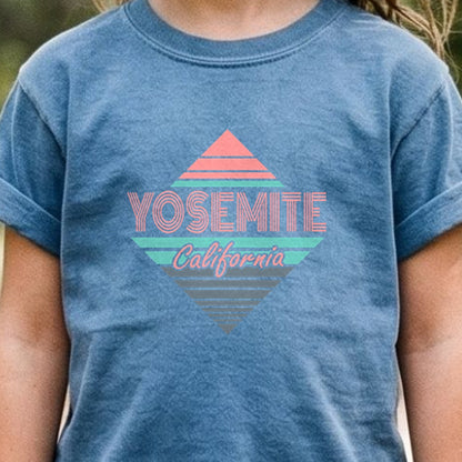 Diamond Retro Yosemite Kids Cotton T-Shirt