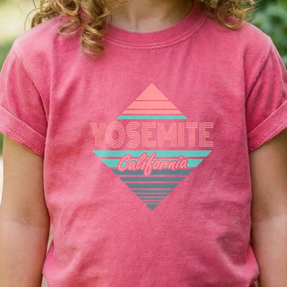 Diamond Retro Yosemite Kids Cotton T-Shirt