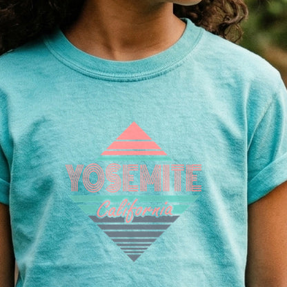 Diamond Retro Yosemite Kids Cotton T-Shirt
