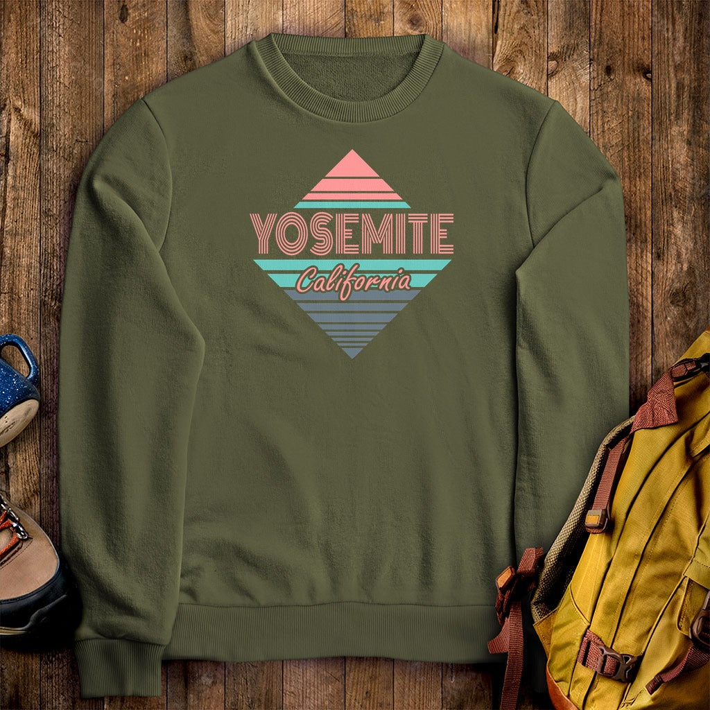 Diamond Retro Yosemite Crewneck Sweatshirt