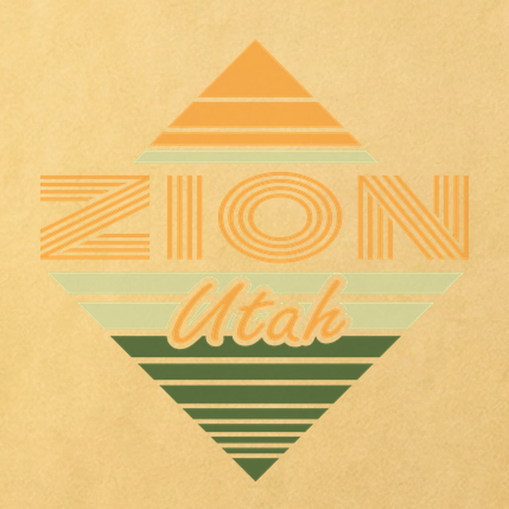 Diamond Retro Zion Cotton T-Shirt