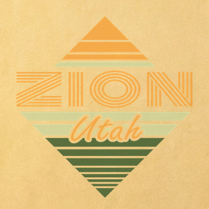 Diamond Retro Zion Cotton T-Shirt