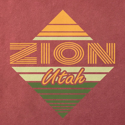 Diamond Retro Zion Cotton T-Shirt