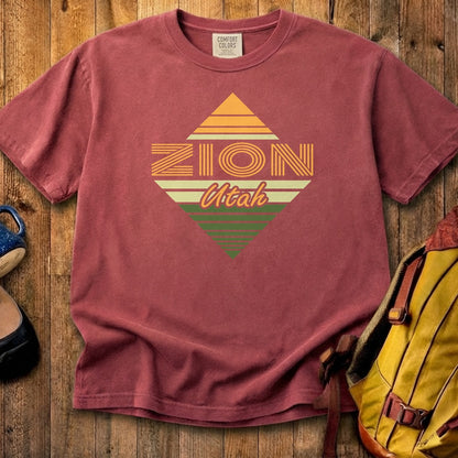 Diamond Retro Zion Cotton T-Shirt