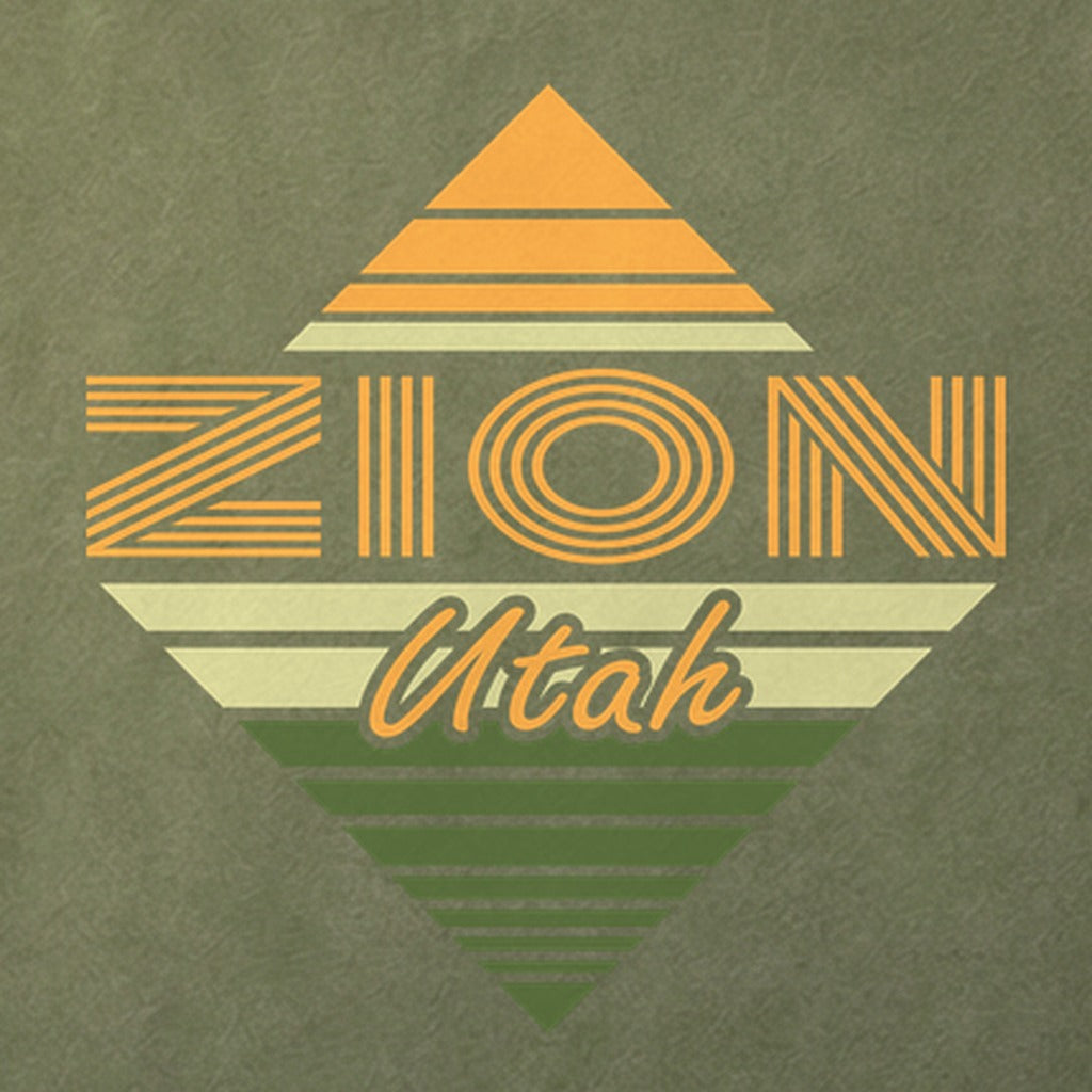 Diamond Retro Zion Cotton T-Shirt