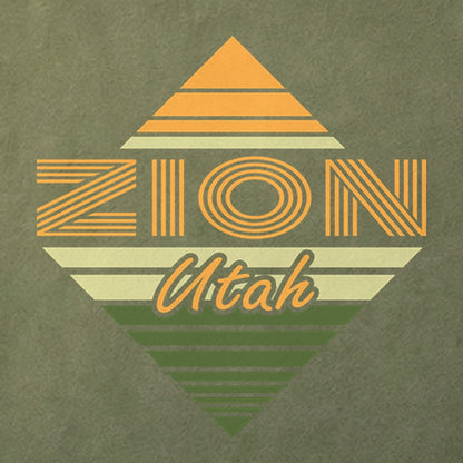 Diamond Retro Zion Cotton T-Shirt