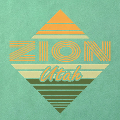 Diamond Retro Zion Cotton T-Shirt