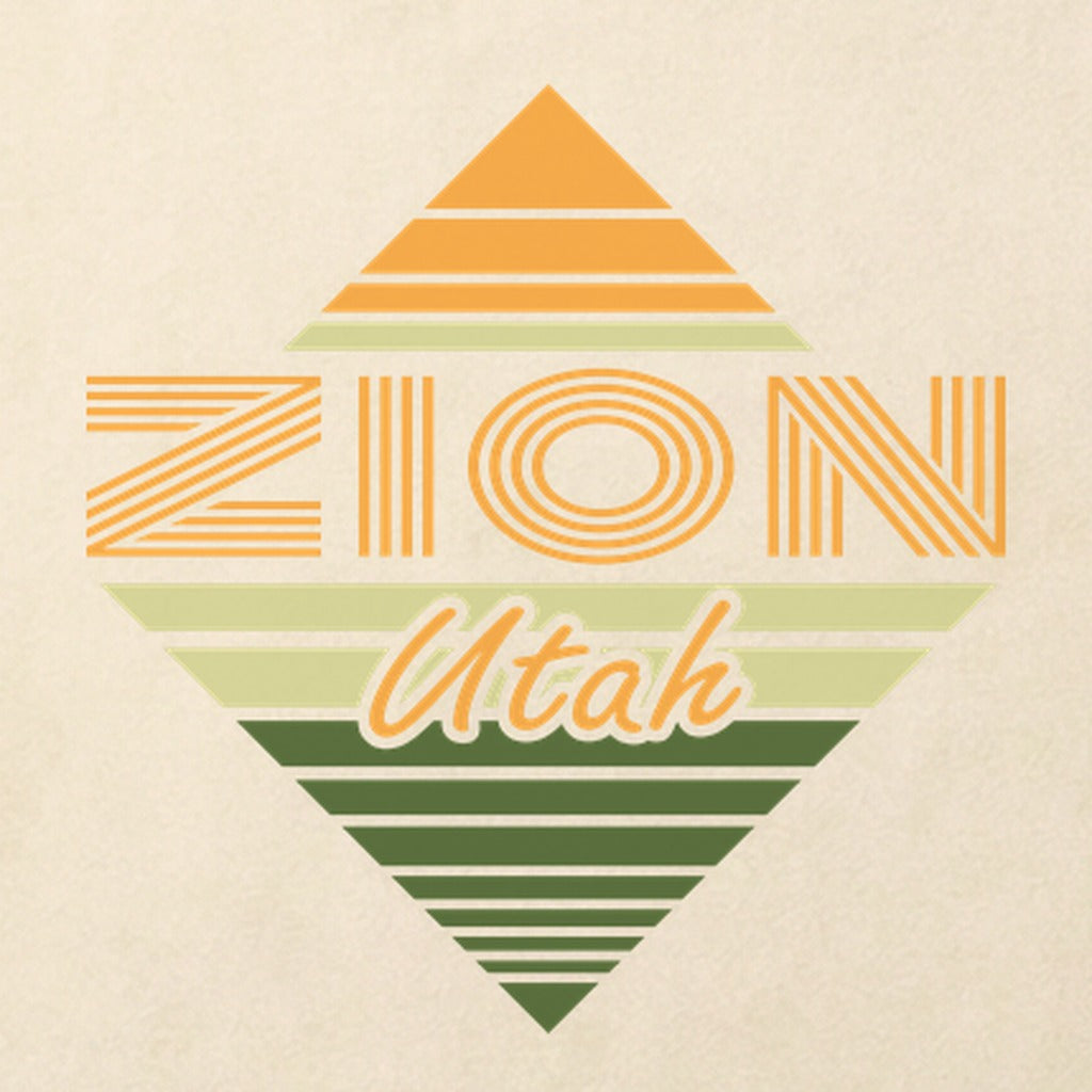 Diamond Retro Zion Cotton T-Shirt
