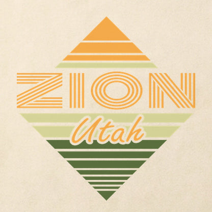 Diamond Retro Zion Cotton T-Shirt