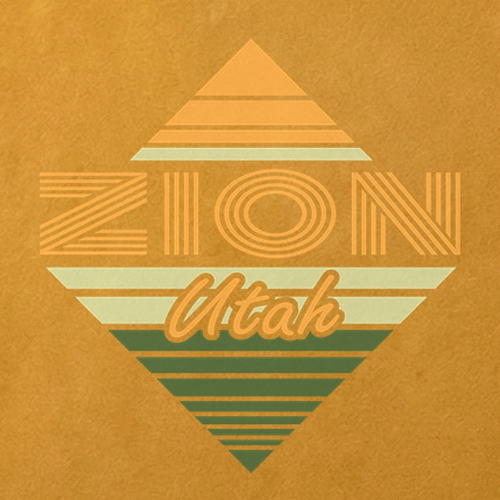 Diamond Retro Zion Cotton T-Shirt