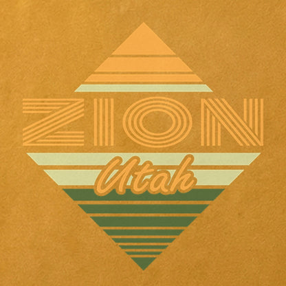 Diamond Retro Zion Cotton T-Shirt