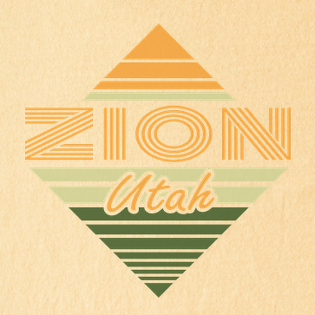 Diamond Retro Zion Kids Cotton T-Shirt