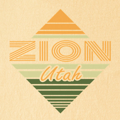 Diamond Retro Zion Kids Cotton T-Shirt