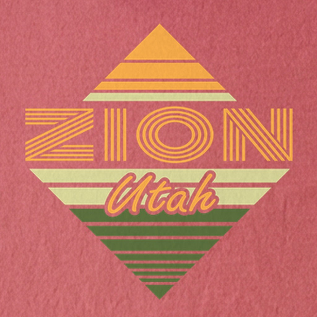 Diamond Retro Zion Kids Cotton T-Shirt