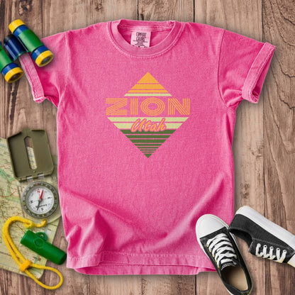 Diamond Retro Zion Kids Cotton T-Shirt