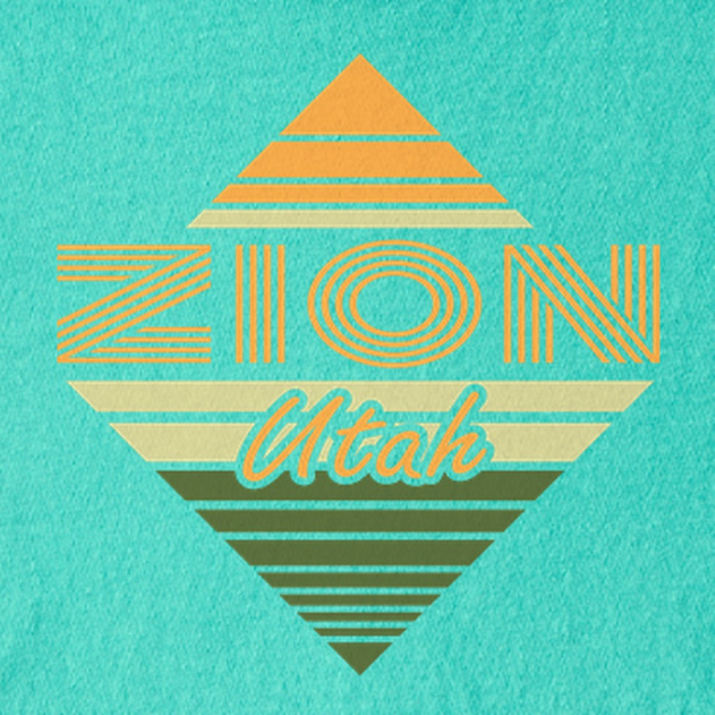 Diamond Retro Zion Kids Cotton T-Shirt