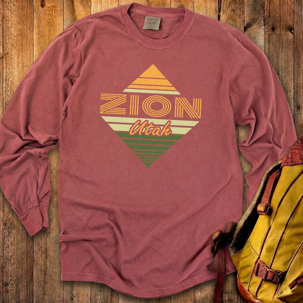 Diamond Retro Zion Premium Long Sleeve