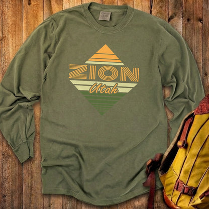 Diamond Retro Zion Premium Long Sleeve