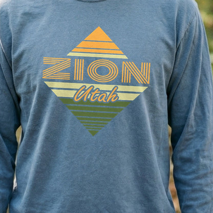 Diamond Retro Zion Premium Long Sleeve