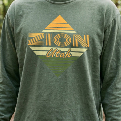 Diamond Retro Zion Premium Long Sleeve