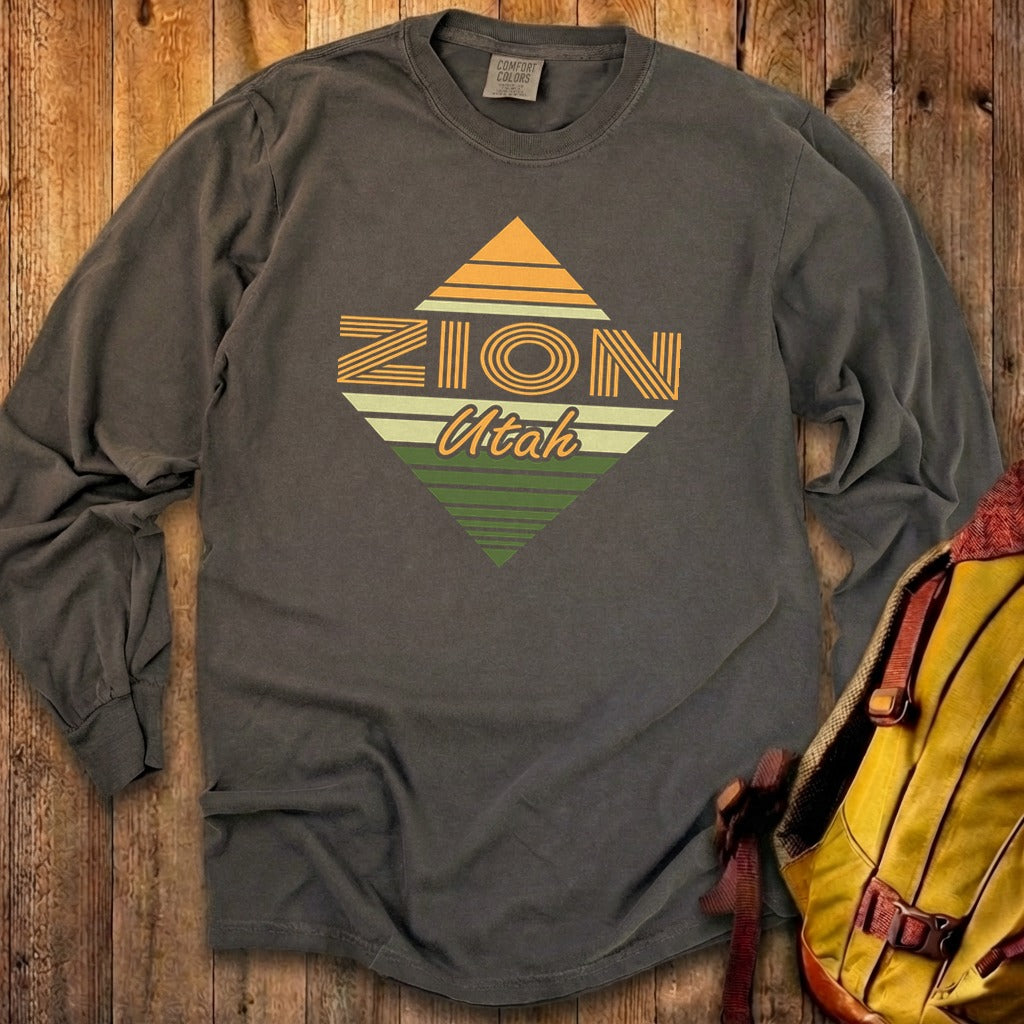 Diamond Retro Zion Premium Long Sleeve