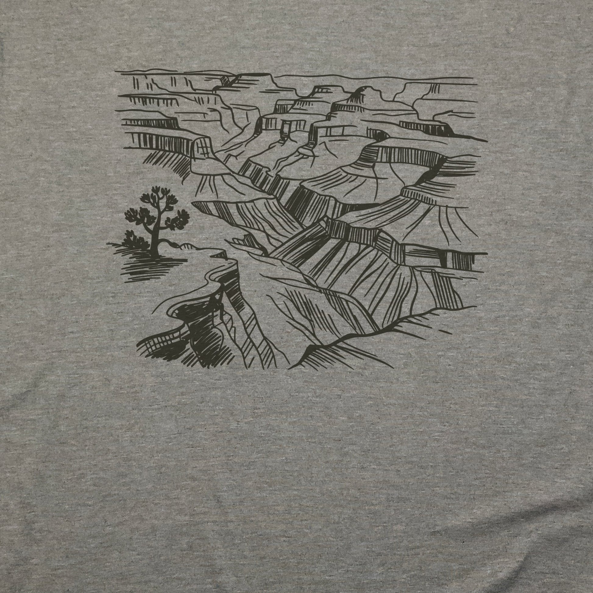 Grand Canyon Doodle T-Shirt Adventure and Outdoors Themed T-Shirt