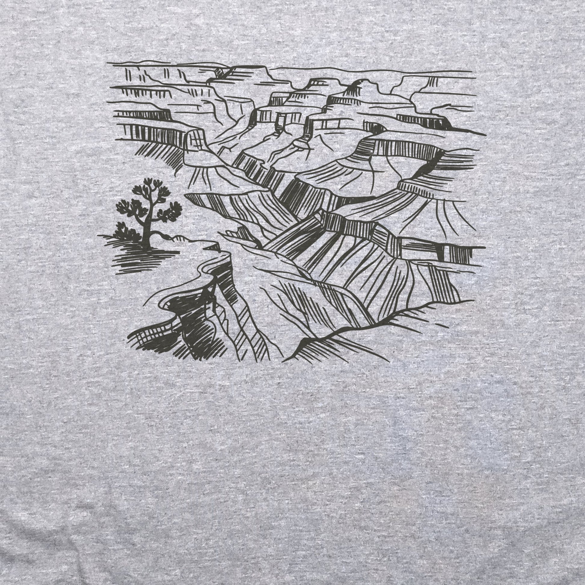 Grand Canyon Doodle T-Shirt Adventure and Outdoors Themed T-Shirt