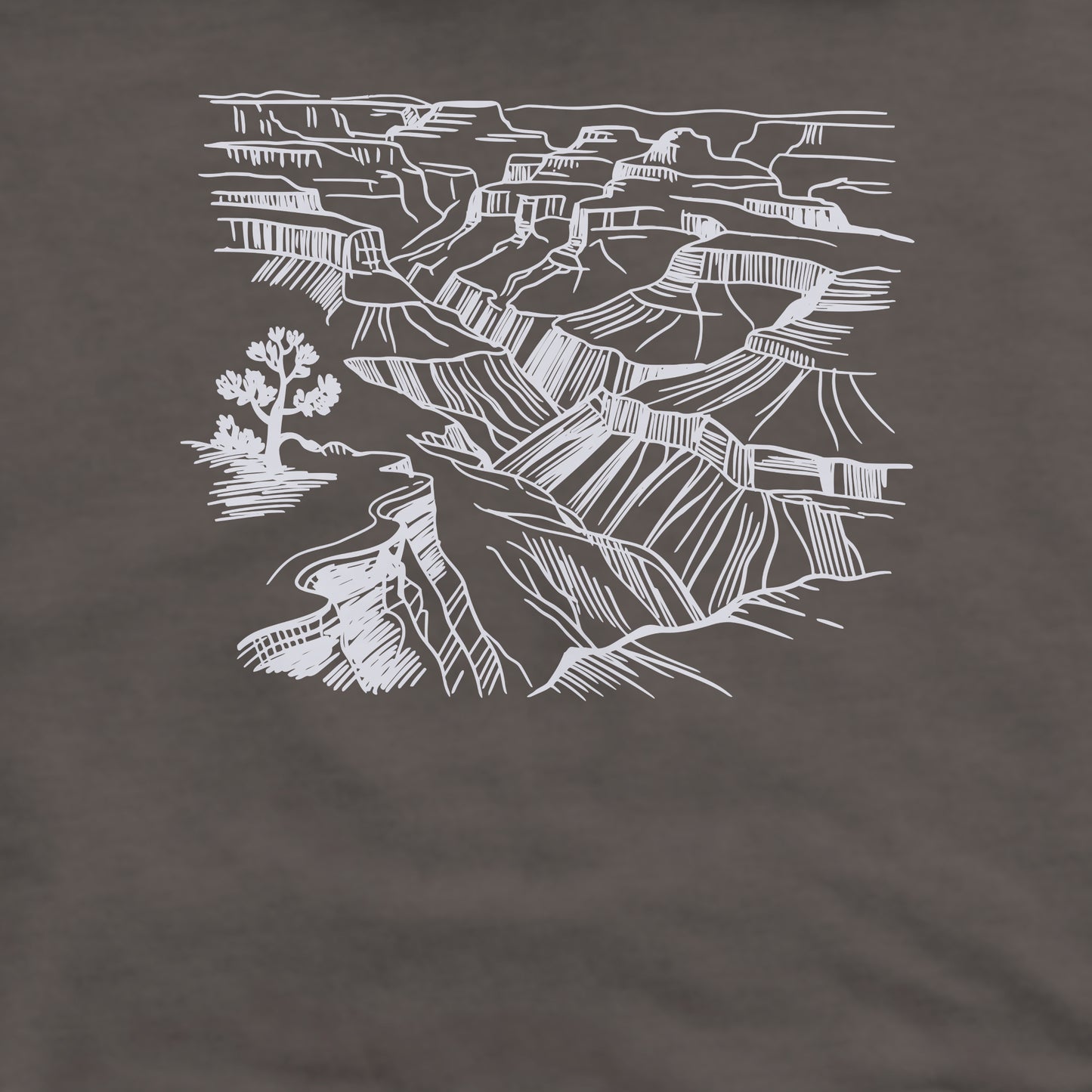 Grand Canyon Doodle Crewneck Sweatshirt Adventure and Outdoors Themed Sweatshirt