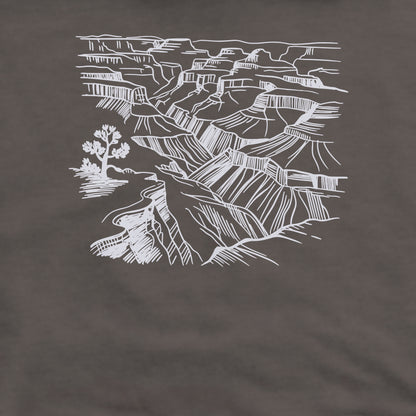 Grand Canyon Doodle Crewneck Sweatshirt Adventure and Outdoors Themed Sweatshirt