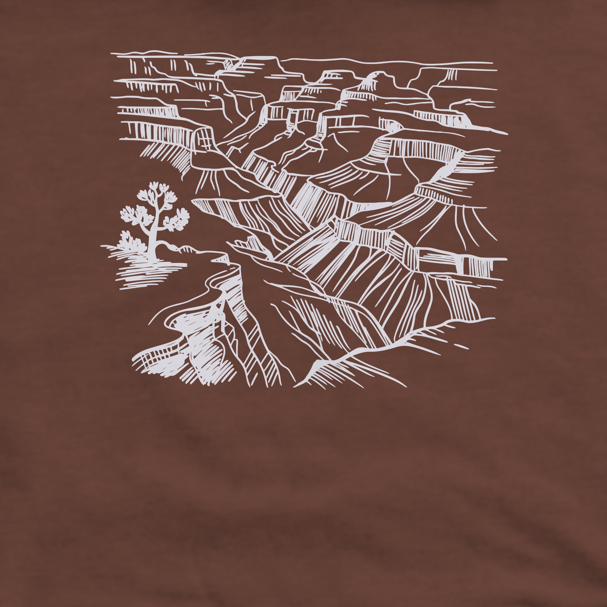 Grand Canyon Doodle Crewneck Sweatshirt Adventure and Outdoors Themed Sweatshirt