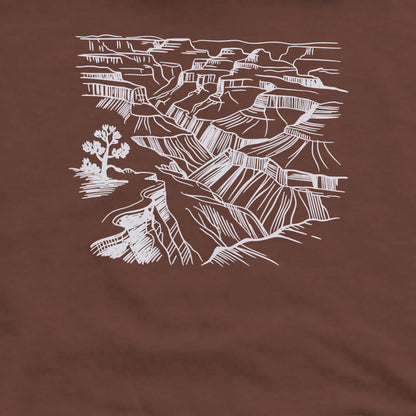 Grand Canyon Doodle Crewneck Sweatshirt Adventure and Outdoors Themed Sweatshirt