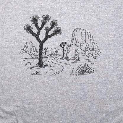 Joshua Tree Doodle T-Shirt Adventure and Outdoors Themed T-Shirt